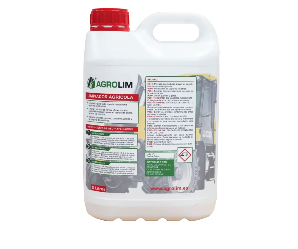 OFERTA LIMPIADOR AGRÍCOLA 5L PARA DISTRIBUIDOR